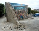 découverte de l'intérieur du mur : la fresque
