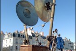 les cymbales géantes font un bruit d'enfer